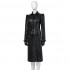 Movie Cruella de Vil Leather Fullsuit Halloween Cosplay Costumes