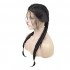 Women Lace Front Wigs Long Black Fishtail Braids Cosplay Wigs