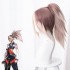 LOL True Damage Akali Gray Mixde White Ponytail Cosplay Wigs