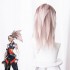 LOL True Damage Akali Gray Mixde White Ponytail Cosplay Wigs