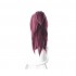 LOL KDA Skin Akali 45cm Long Purple Ponytail Cosplay Wigs