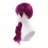 LOL KDA Evelynn Long Braid Hot Pink Cosplay Wigs Women Heat Reddish Violet Hair Wigs