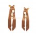 Anime The Rising Of The Shield Hero Raphtalia Long Straight Brown Cosplay Wig