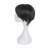Anime Kakegurui Kaede Manyuda Short Black Men Cosplay Wigs
