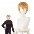 Anime Kaguya-sama: Love is War Miyuki Shirogane Brownish Yellow Men's Short Cosplay Wigs