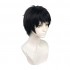 Anime Fire Force Shinra Kusakabe Short Black Cosplay Wigs