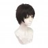 Anime Fire Force Shinra Kusakabe Short Black Cosplay Wigs