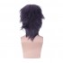 Anime JoJo's Bizarre Adventure Golden Wind Narancia Ghirga Short Black Purple Cosplay Wigs
