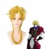 Anime JoJo's Bizarre Adventure Dio Brando Long Blond Cosplay Wigs