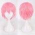 Classic Short 30cm Man Fashion Various Color White Black Gray Brown Pink Red Pruple Blonde Anime Cosplay Wigs
