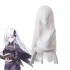 Anime Re:Zero Starting Life in Another World Echidna Witch of Greed Long Straight White Cosplay Wigs