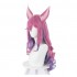 Game LOL Spirit Blossom Ahri Pink Long Wavy Cosplay Wigs