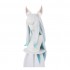 Game LOL Spirit Blossom Ahri White Blue Long Straight Cosplay Wigs