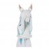 Game LOL Spirit Blossom Ahri White Blue Long Straight Cosplay Wigs