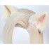 Game LOL KDA The Baddest Ahri 100cm Long Beige Gradient Pink Cosplay Wigs