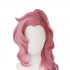 LOL Seraphine Cosplay Wig 100cm Long Ponytail Pink Gradient Purple Wavy Wigs