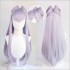 Game LOL KDA The Baddest Evelynn 80cm Long Light Purple Cosplay Wigs