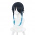 Game Genshin Impact Venti Gradient Blue Braided Cosplay Wig