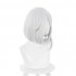 Game Genshin Impact Paimon Gray White Short Cosplay Wig