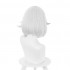 Game Genshin Impact Paimon Gray White Short Cosplay Wig