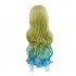 Anime Miss Kobayashis Dragon Maid Lucoa Long Wavy Mixed Green Cosplay Wigs