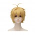 Anime The Seven Deadly Sins Meliodas Short Blond Cosplay Wigs