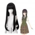 Anime Citrus Mei Aihara Long Straight Black Cosplay Wigs