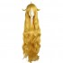 Anime Fairy Tail Mavis Vermilion Long Golden Cosplay Wigs