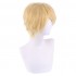 Anime Chainsaw Man Denji Gold Short Cosplay Wigs