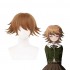 Anime Danganronpa: Trigger Happy Havoc Chihiro Fujisaki Short Brown Cosplay Wigs
