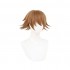 Anime Danganronpa: Trigger Happy Havoc Chihiro Fujisaki Short Brown Cosplay Wigs