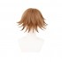 Anime Danganronpa: Trigger Happy Havoc Chihiro Fujisaki Short Brown Cosplay Wigs