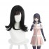 Anime Akudama Drive The Swindler Ordinary Person Long Black Cosplay Wigs