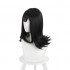 Anime Akudama Drive The Swindler Ordinary Person Long Black Cosplay Wigs
