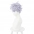 Anime Jujutsu Kaisen Ordinary Satoru Gojo Short Purple Cosplay Wigs