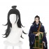 Anime Jujutsu Kaisen Suguru Geto Long Black Cosplay Wigs