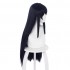 Anime High-Rise Invasion Yuri Honjo Long Dark Blue Cosplay Wigs