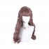 Women Fashion Long Red Wavy Sweet Bangs Lolita Wigs