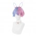 Women Fashion Wig Red Blue Black White Short Lolita Wigs
