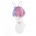 Women Fashion Wig Red Blue Black White Short Lolita Wigs