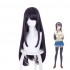 Anime Osananajimi ga Zettai ni Makenai Love Comedy Kachi Shirokusa Black Purple Long Cosplay Wig