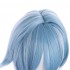Game Genshin Impact Eula Blue White Long Cosplay Wigs