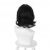Movie Resident Evil Village Alcina Dimitrescu Lady Black Curls Cosplay Wigs