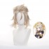 Game Genshin Impact Albedo Blonde Cosplay Wigs