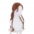 Moive Black Widow Natasha Romanoff Brown Ponytail Braid Cosplay Wigs