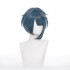 Game Genshin Impact Xingqiu Navy Blue Cosplay Wigs