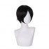 Anime Blue Period Yotasuke Takahashi Black Short Cosplay Wigs