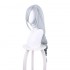 Game Genshin Impact Shenhe Long Grey Twist Braid Cosplay Wigs