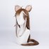 Game Genshin Impact Miss Hina Inugami Cosplay Wigs With Ears