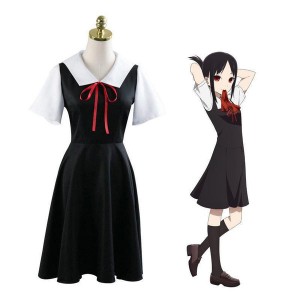 Anime Kaguya sama Love Is War Kaguya Shinomiya Short Sleeve Uniform Cosplay Costume